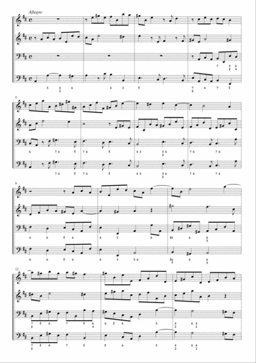 Corelli, Sonata op.1 n.3 in A major Small Ensemble scores gallery preview page 3