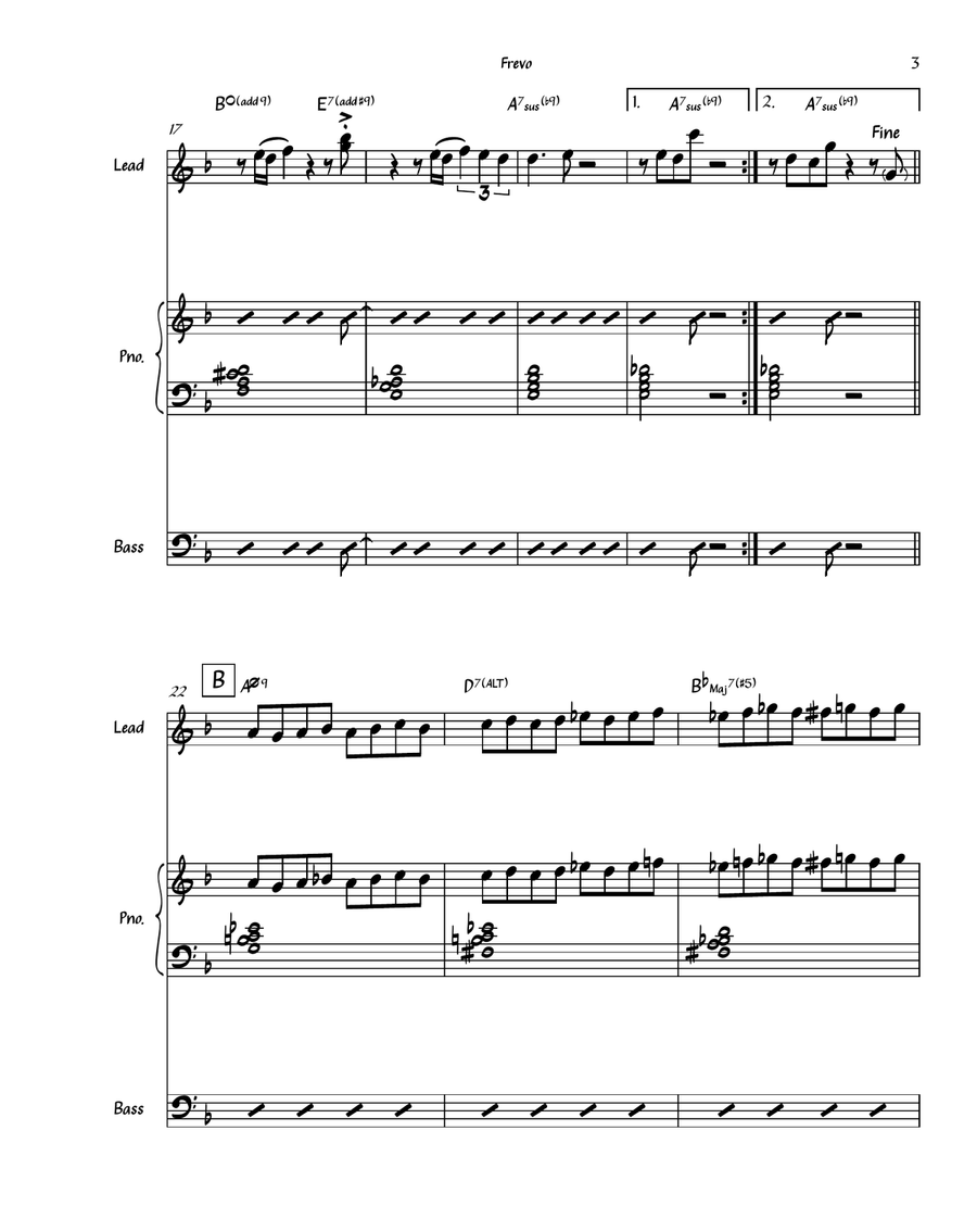 Frevo Jazz Ensemble scores gallery preview page 3