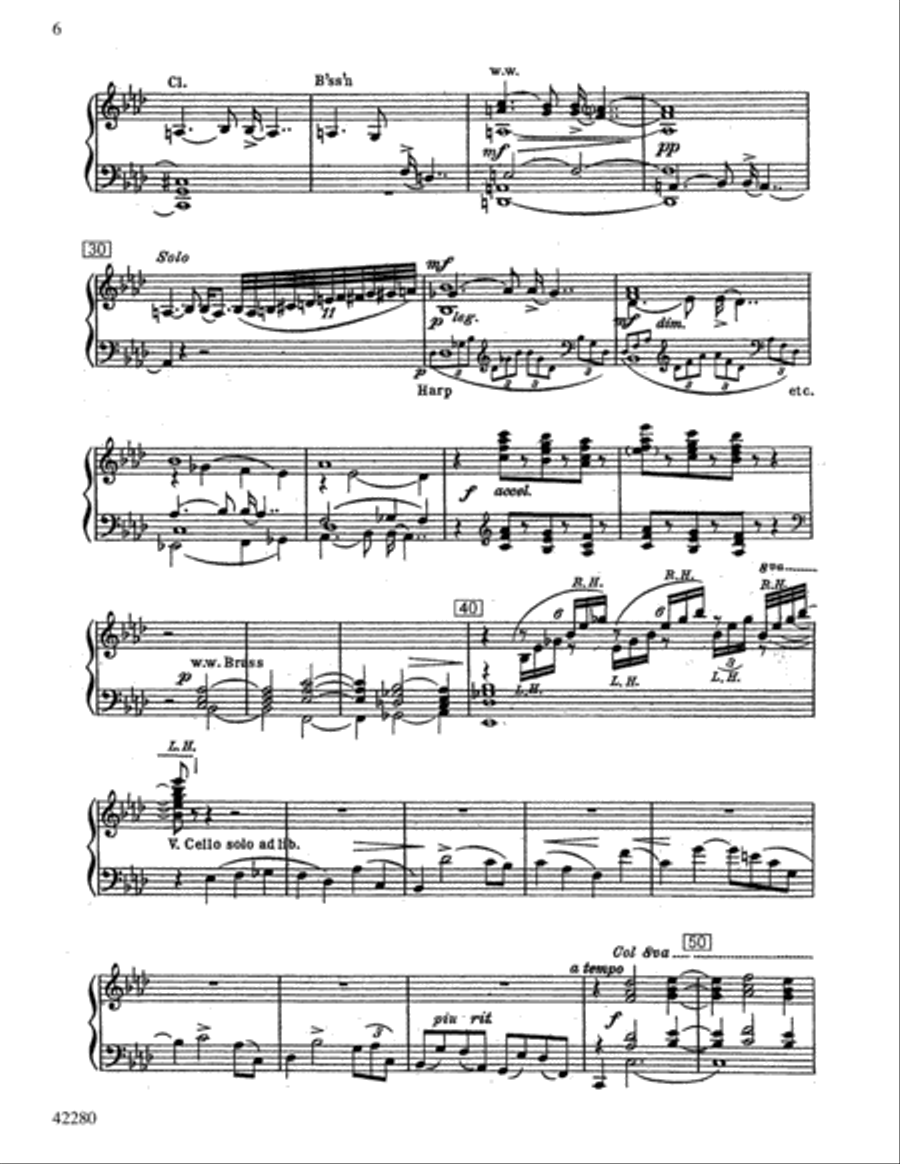 The Ordering of Moses 4-Part scores gallery preview page 6