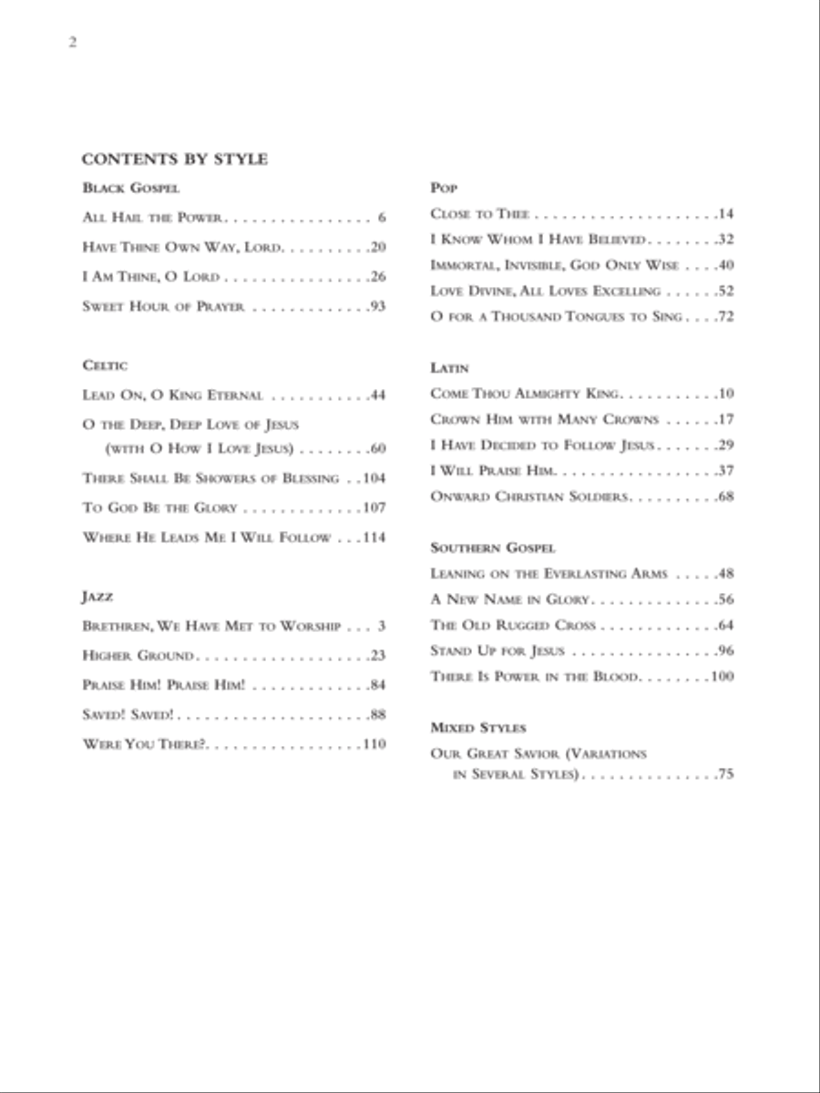 Sunday Morning Styles Companion Piano Solo scores gallery preview page 3