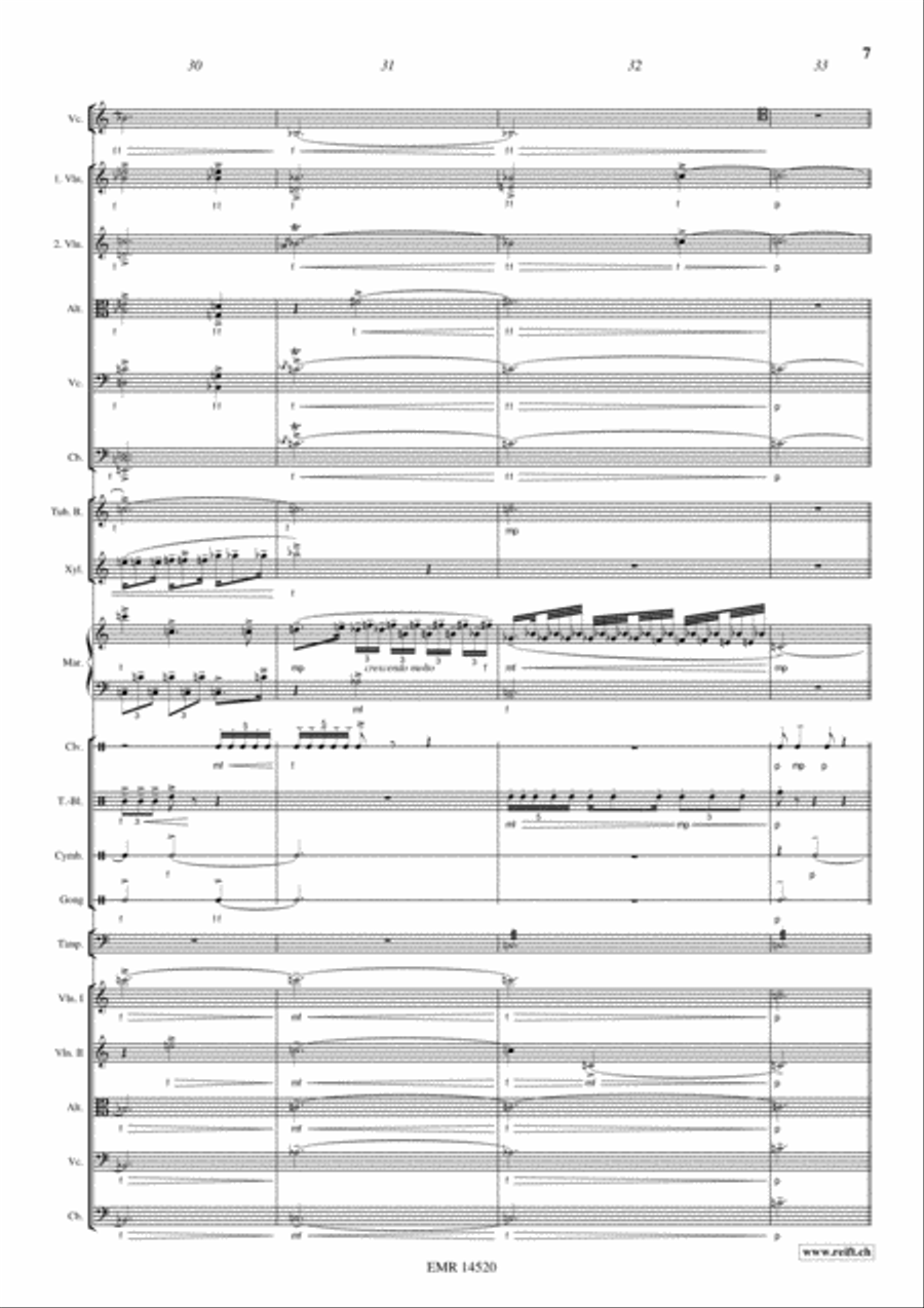 Concerto Mystique Percussion Ensemble scores gallery preview page 7