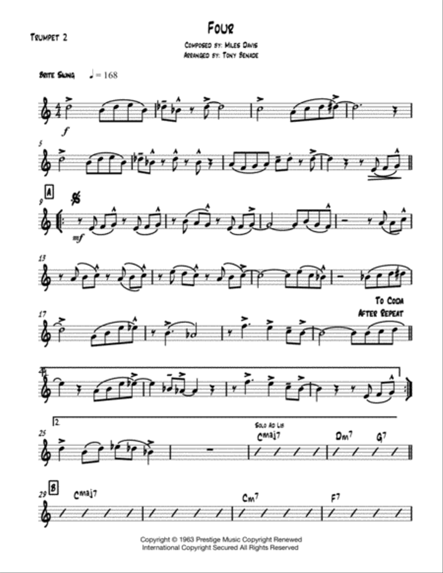 Four Brass Ensemble scores gallery preview page 4
