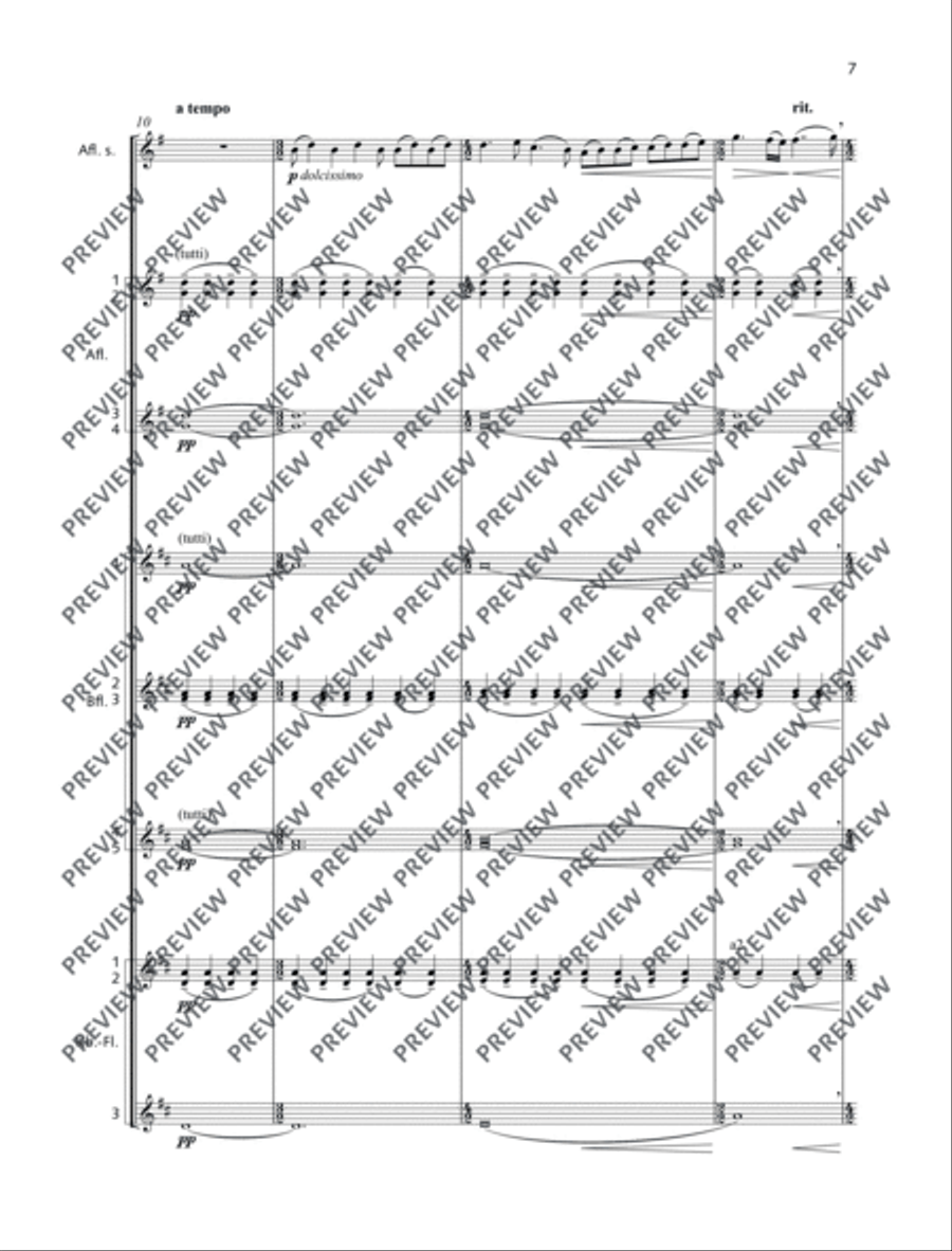 In trutina Flute Choir scores gallery preview page 8