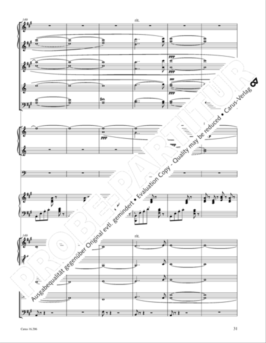 Preludio sinfonico Orchestra scores gallery preview page 32
