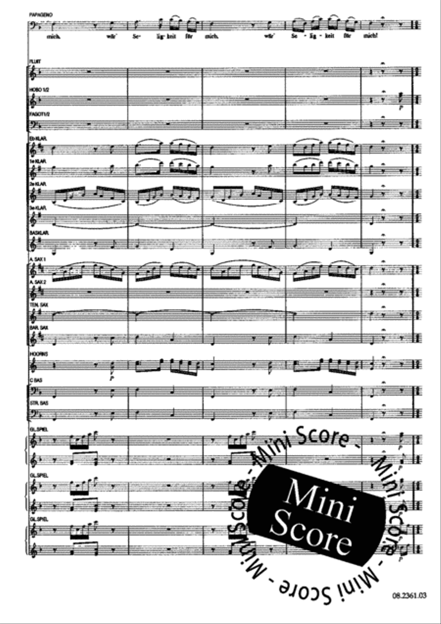 Ein Madchen Oder Weibchen Mixed Choir scores gallery preview page 9