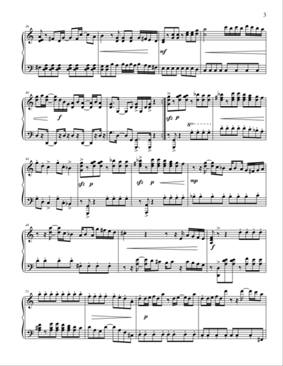 Sonata (All Movements) Piano Solo scores gallery preview page 3