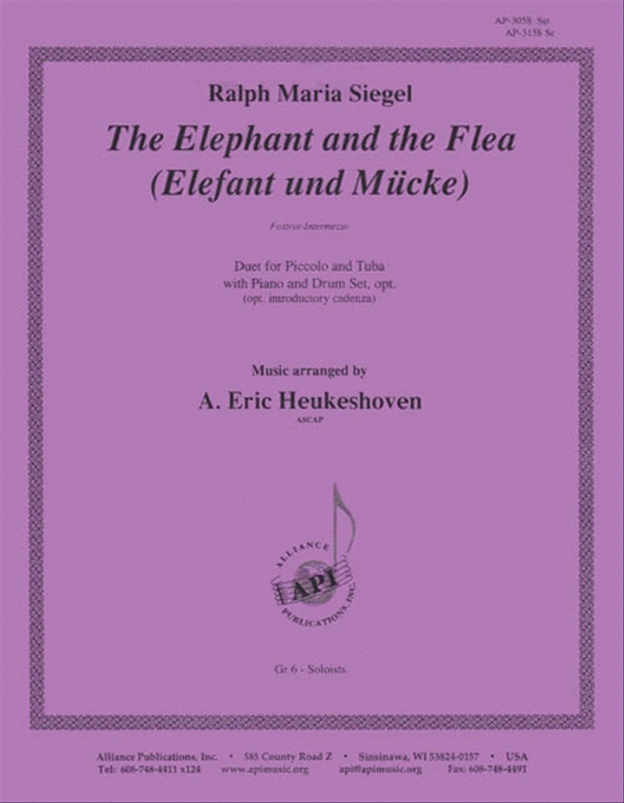 The Elephant And The Flea - Picc-tba Duet W Pno Piano scores gallery preview page 1