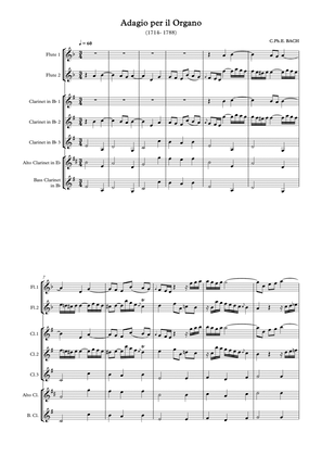 Adagio per il Organo - C.Ph.E. Bach