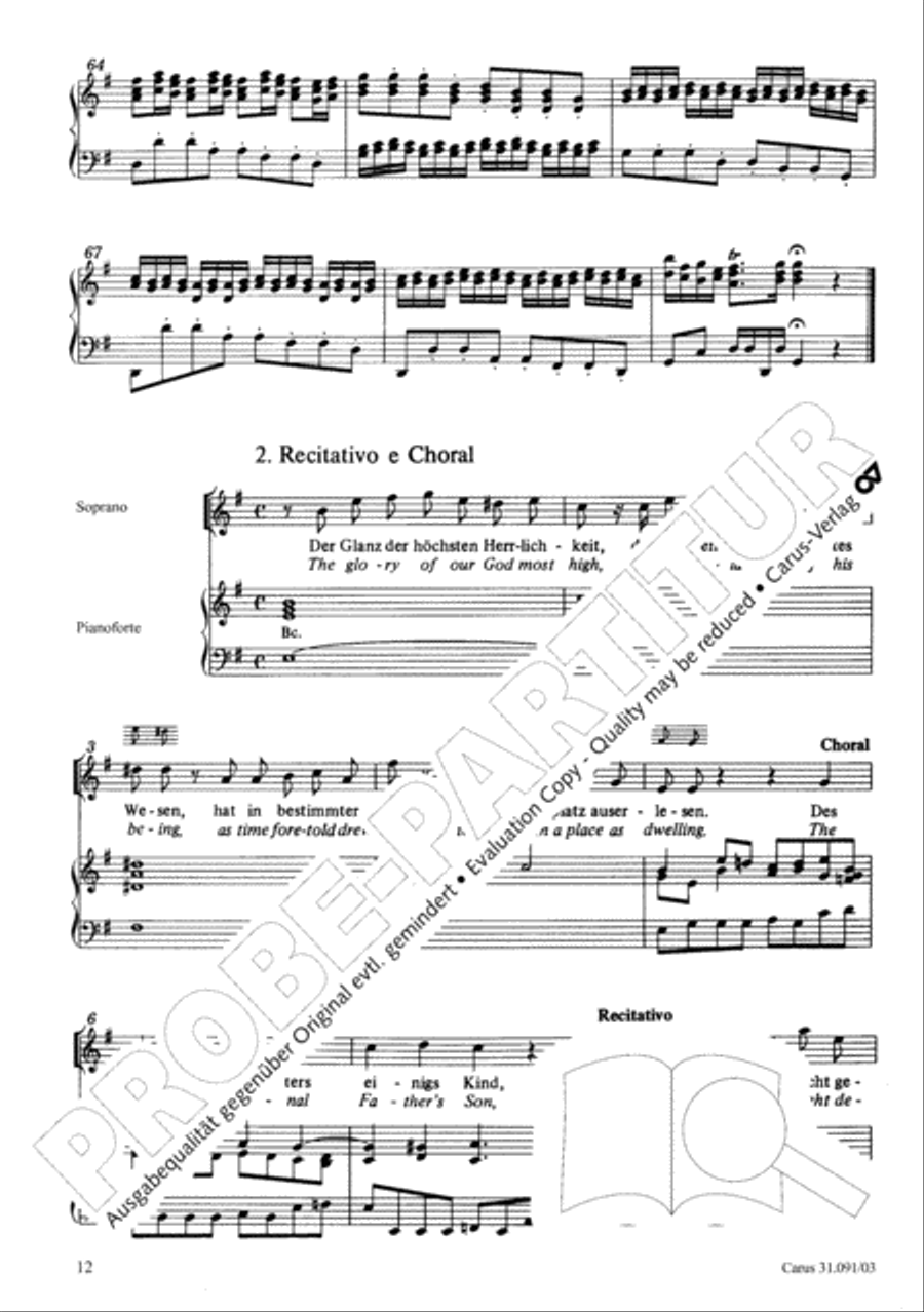 All praise to you, Lord Jesus Christ (Gelobet seist du, Jesu Christ) 4-Part scores gallery preview page 13