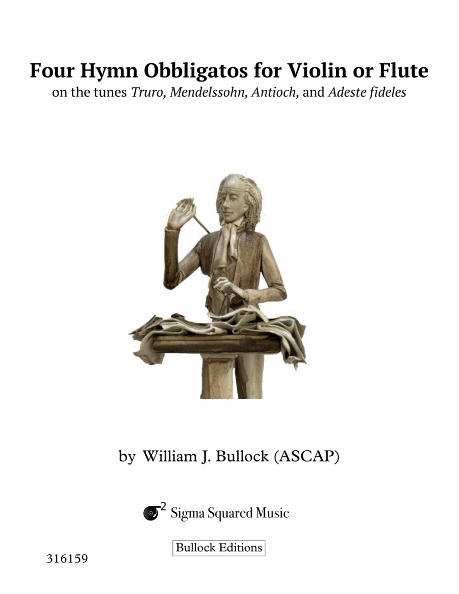 Four Hymn Obbligatos for Violin or Flute image number null