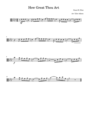 How Great Thou Art (Viola Solo)