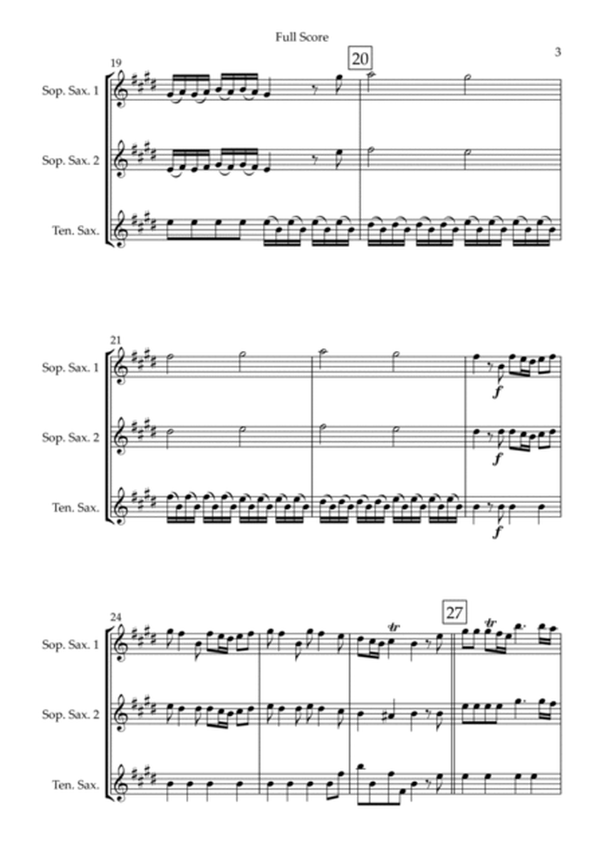 Spring (from Four Seasons of Antonio Vivaldi) for Saxophone Trio image number null