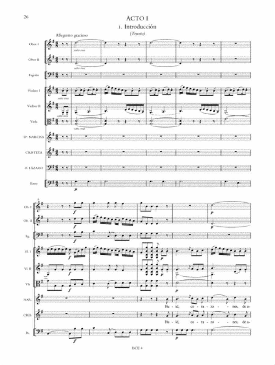 Clementina. Zarzuela in two acts (G 540). Critical Edition Score scores gallery preview page 7