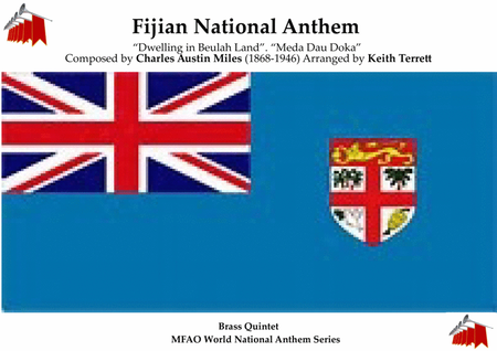 Fijian National Anthem ("Dwelling in Beulah Land". "Meda Dau Doka") for Brass Quintet image number null