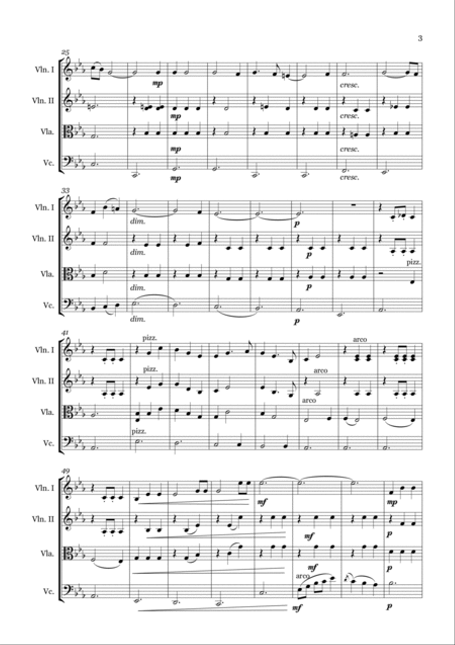 America America String Quartet scores gallery preview page 3