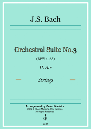Air on G String - String Orchestra (Full Score) - Score Only