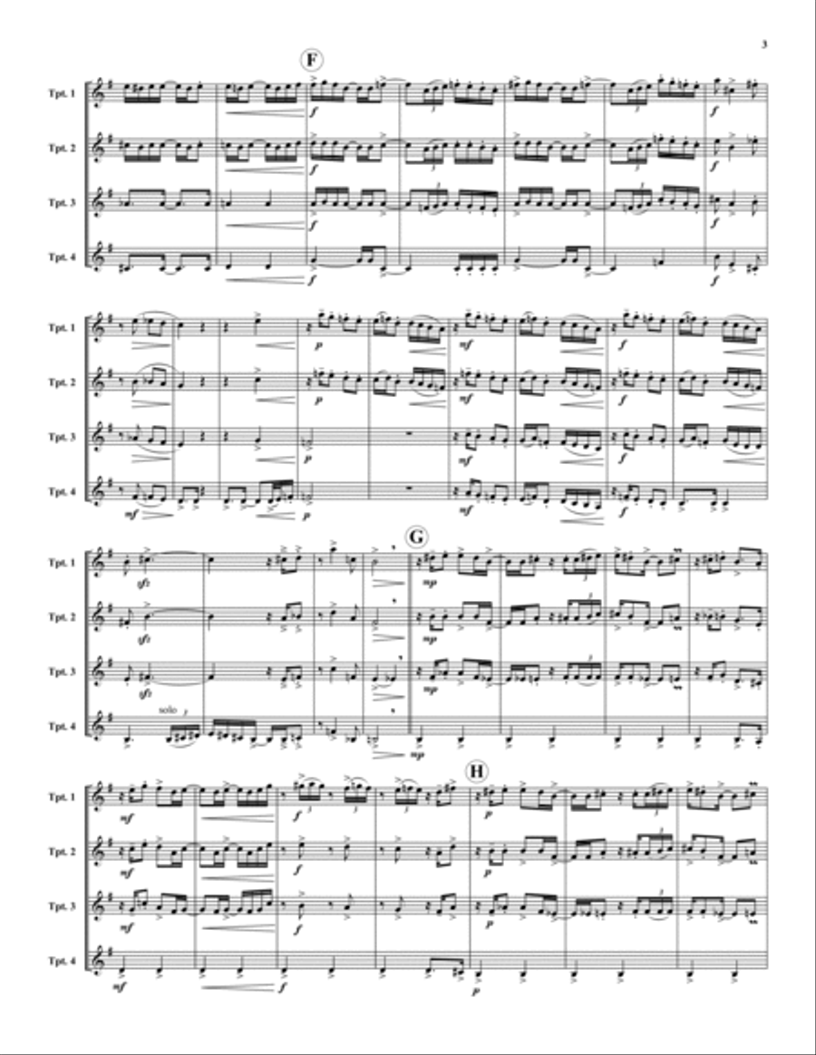 Dos Tiempos Trumpet scores gallery preview page 3