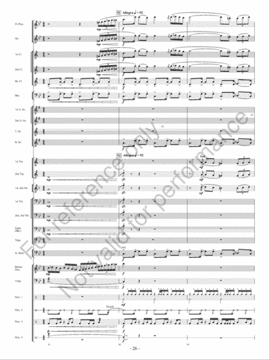 The Ocean Of Fire The Ocean Of Fire Concert Band scores gallery preview page 27