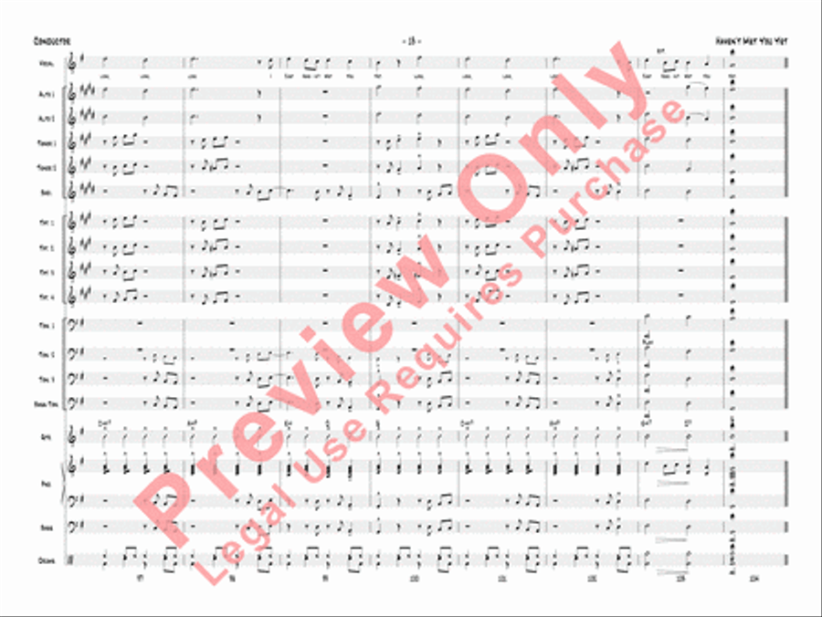 Haven't Met You Yet Jazz Ensemble scores gallery preview page 16