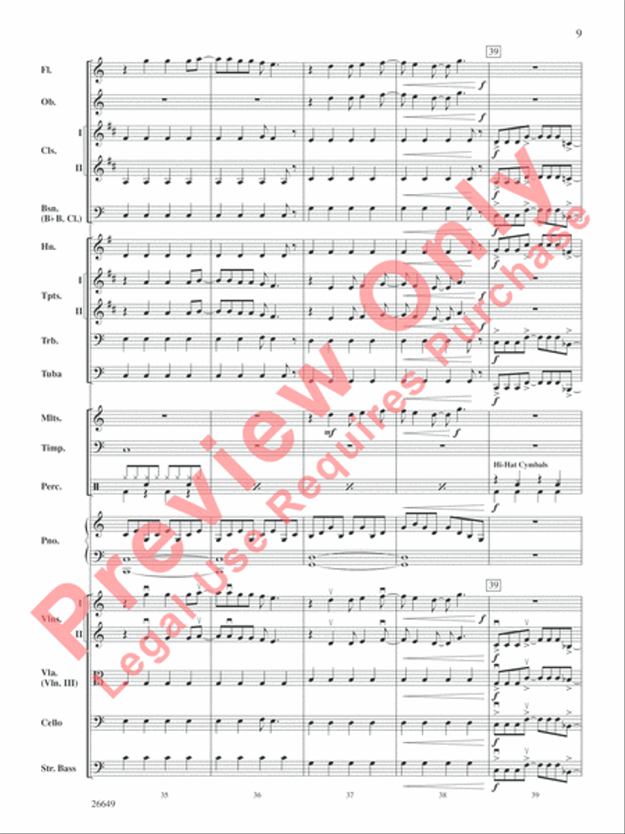 The Best of Green Day Full Orchestra scores gallery preview page 10