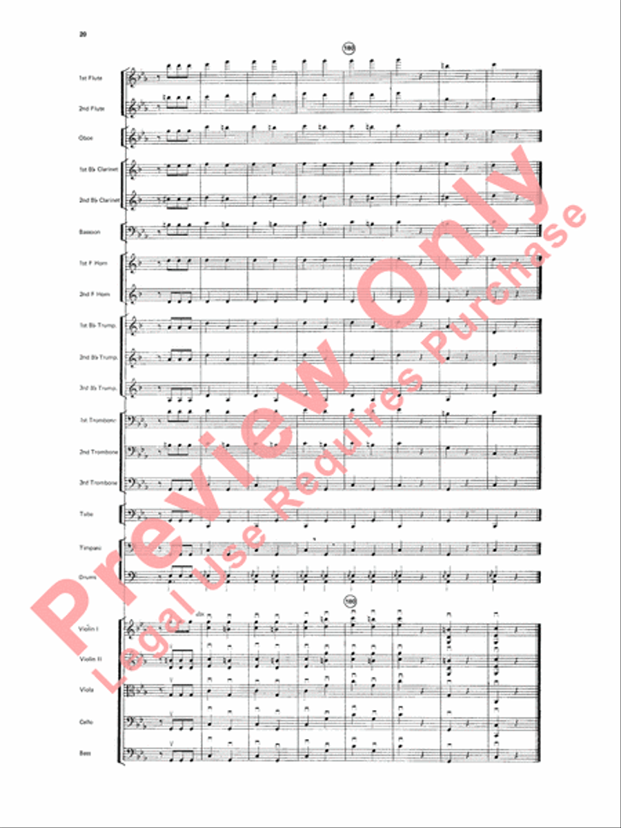 Beethoven's Symphony No. 5, 1st Movement Full Orchestra scores gallery preview page 23