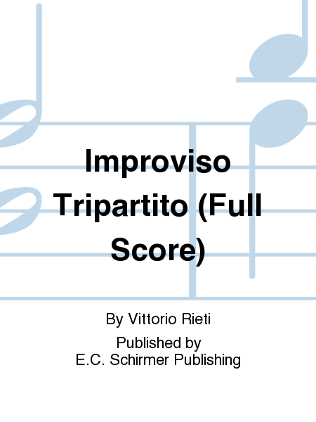 Improviso Tripartito (Additional Full Score)