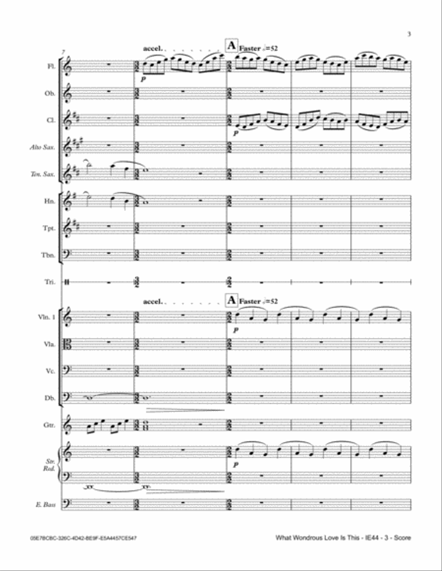 What Wondrous Love Is This Full Orchestra scores gallery preview page 3