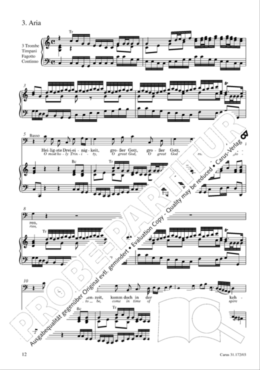 Sound forth, now with singing (Erschallet, ihr Lieder) 4-Part scores gallery preview page 13