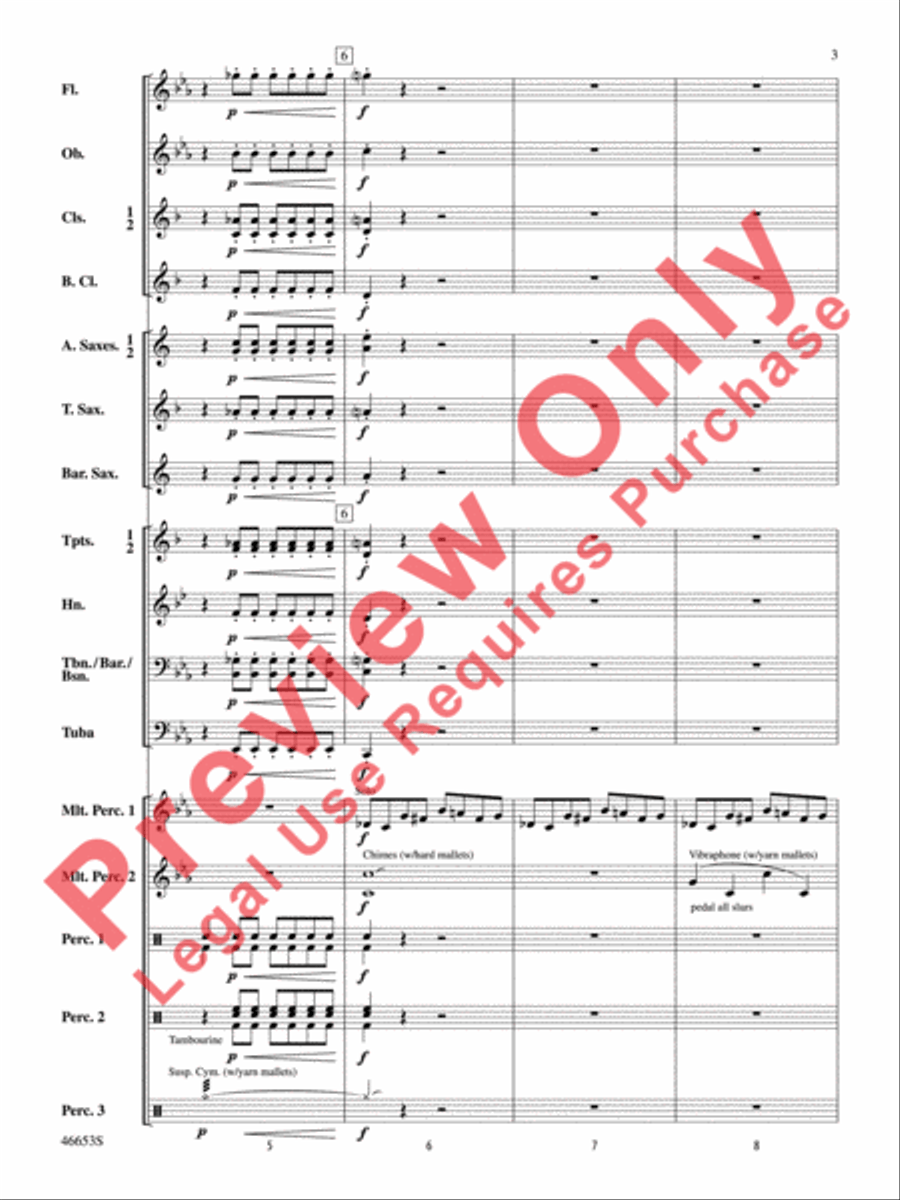 Flash! Concert Band scores gallery preview page 4