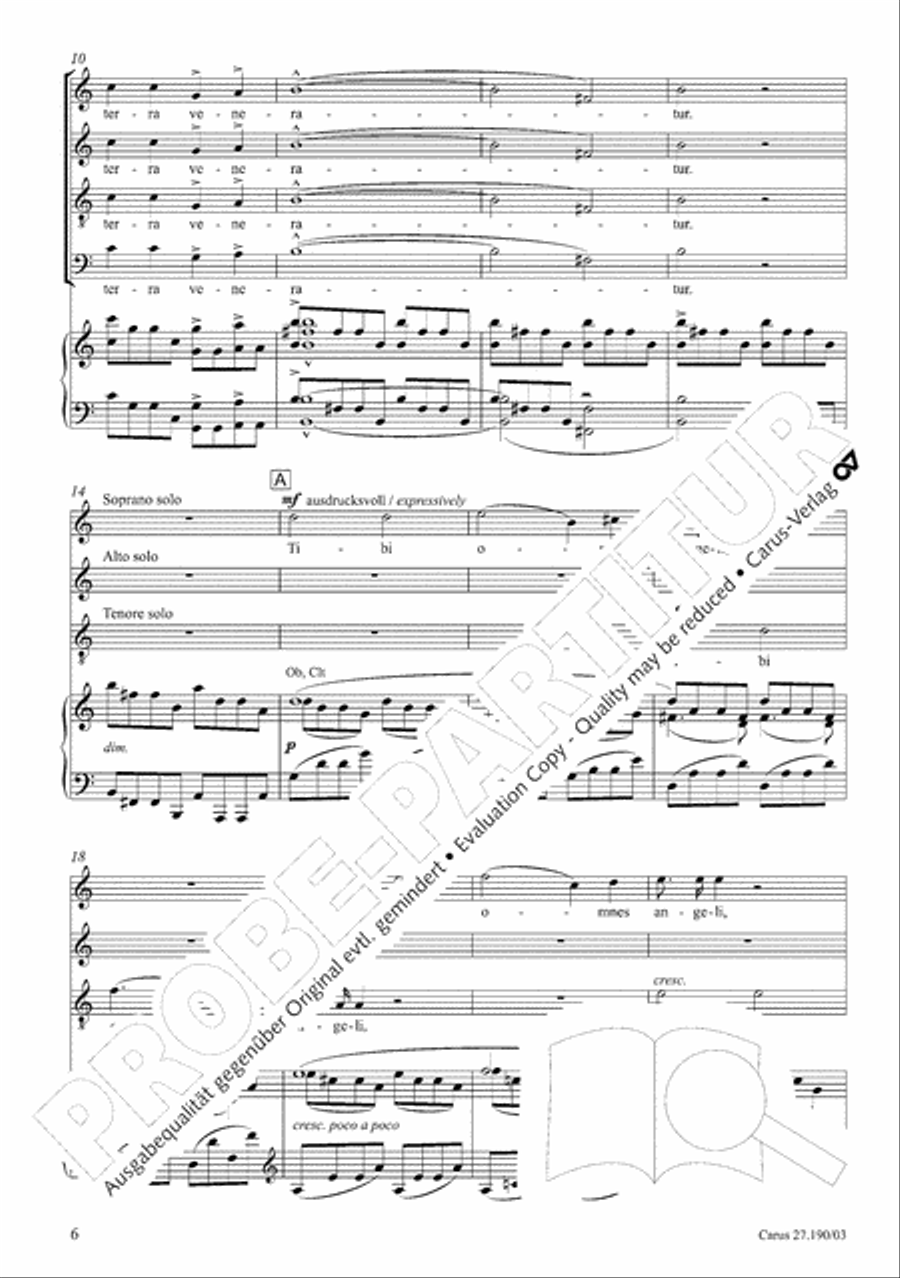 Te Deum 4-Part scores gallery preview page 7
