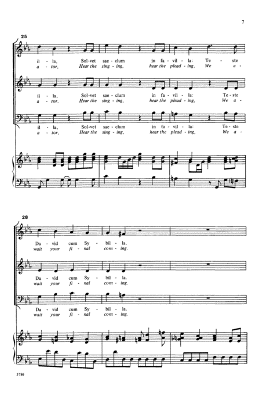 Dies Irae (from Requiem) Choir scores gallery preview page 6