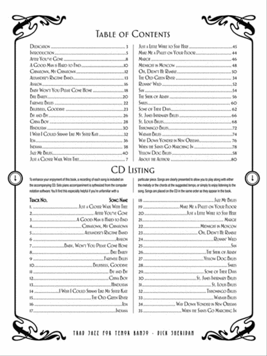 Trad Jazz for Tenor Banjo Electric Guitar scores gallery preview page 3