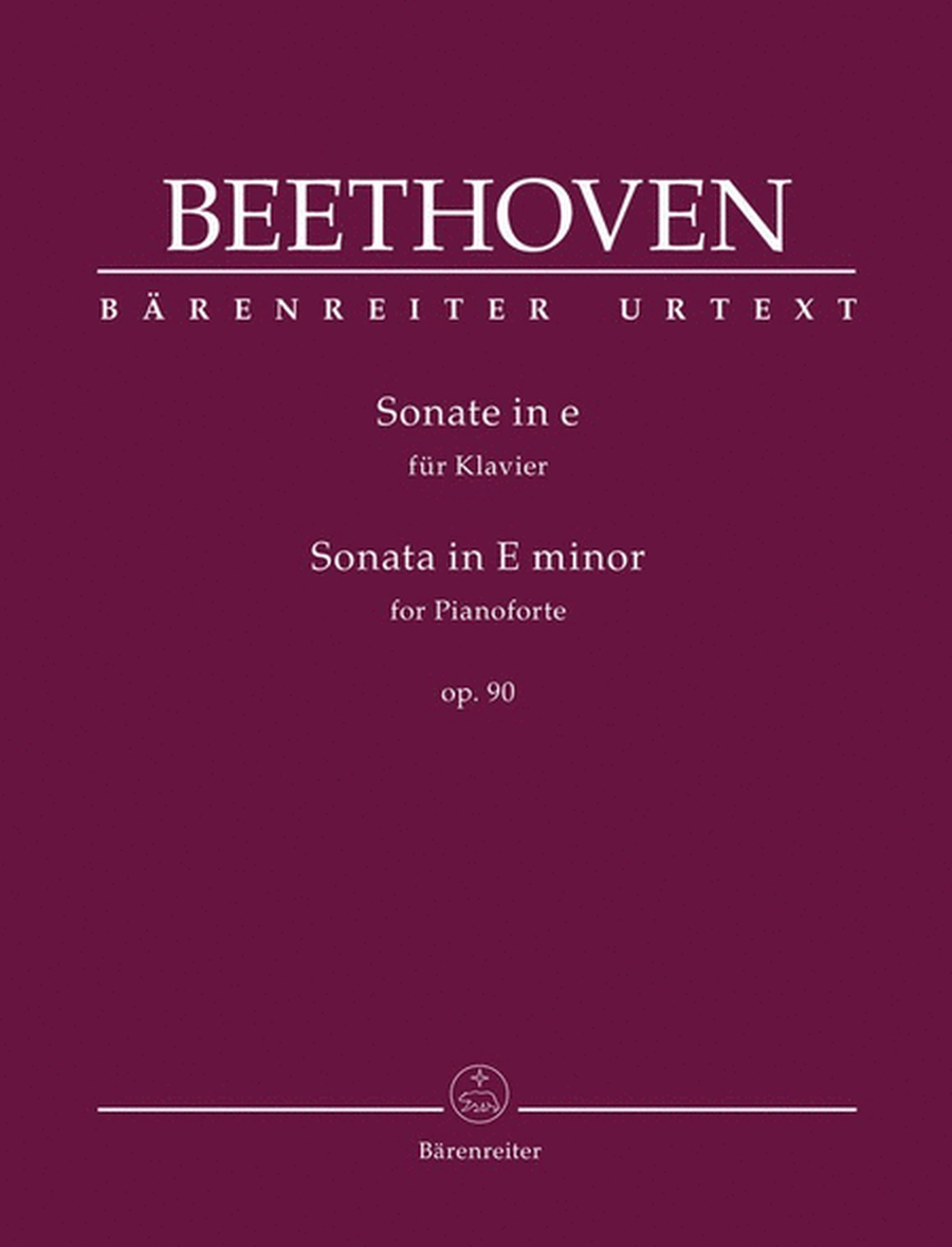 Beethoven - Sonata E Minor Op 90 Piano Urtext