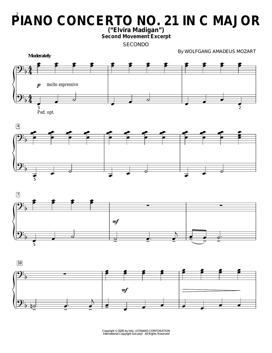 Piano Concerto No. 21 in C Major (
