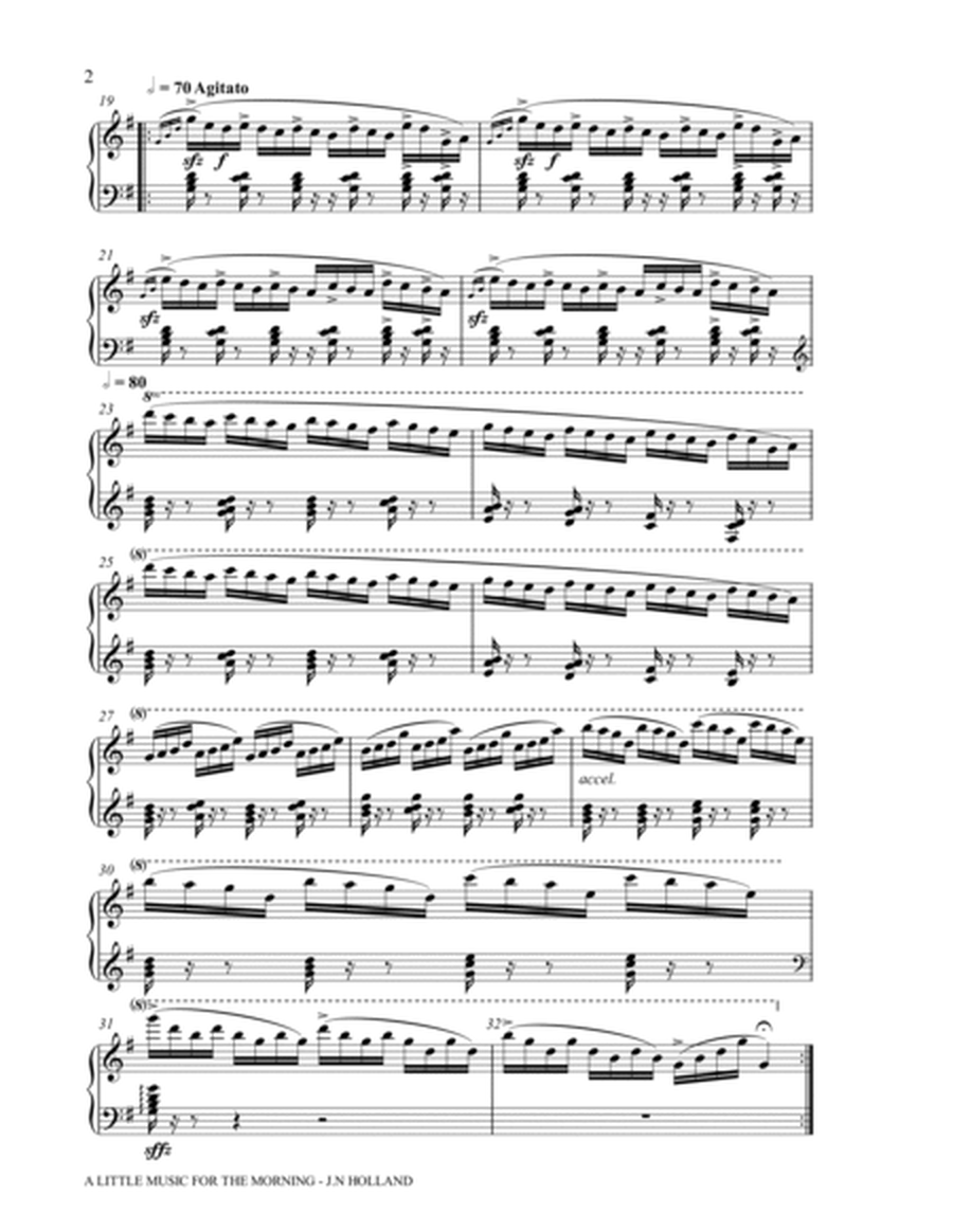 Song No 3 from A Little Music for the Morning for Solo Piano image number null