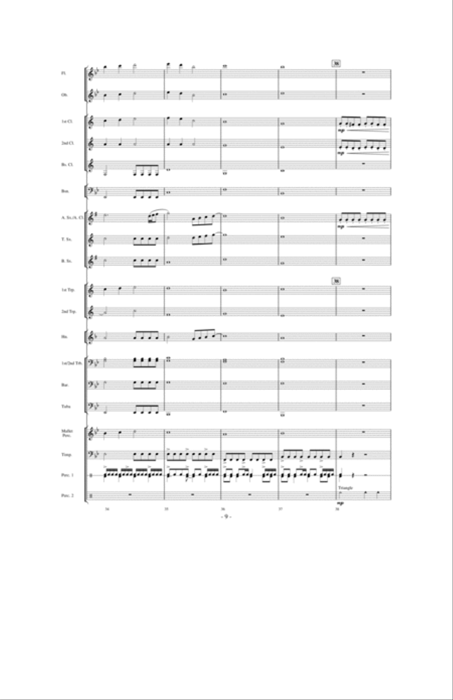 Above the World Above the World Concert Band scores gallery preview page 8