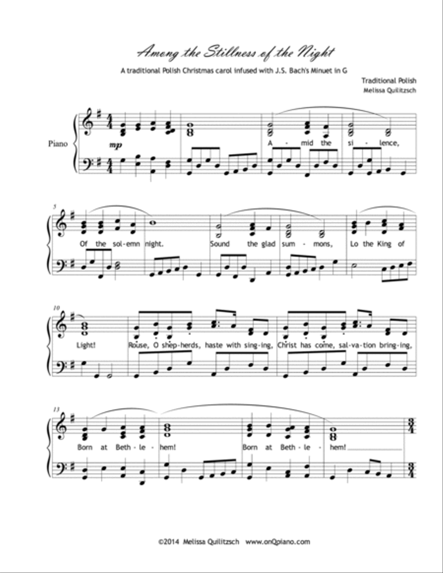 Among the Stillness of the Night Voice scores gallery preview page 2