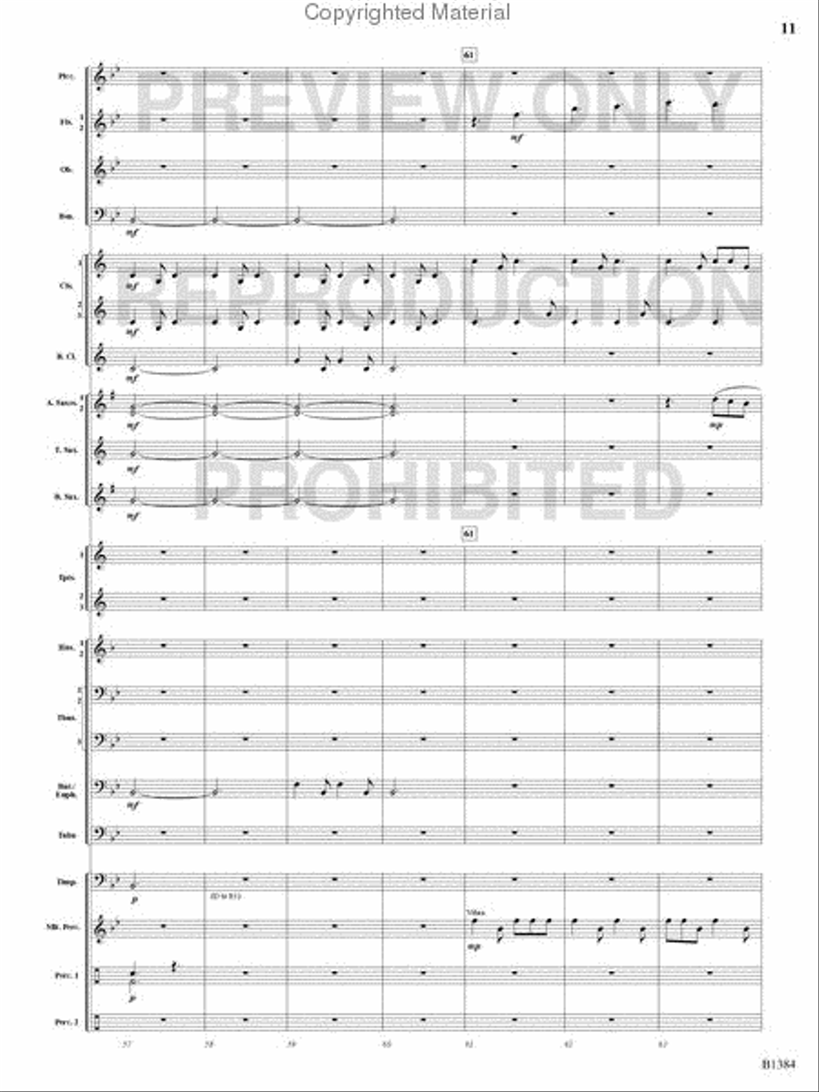 Summer Resounding! Concert Band scores gallery preview page 10