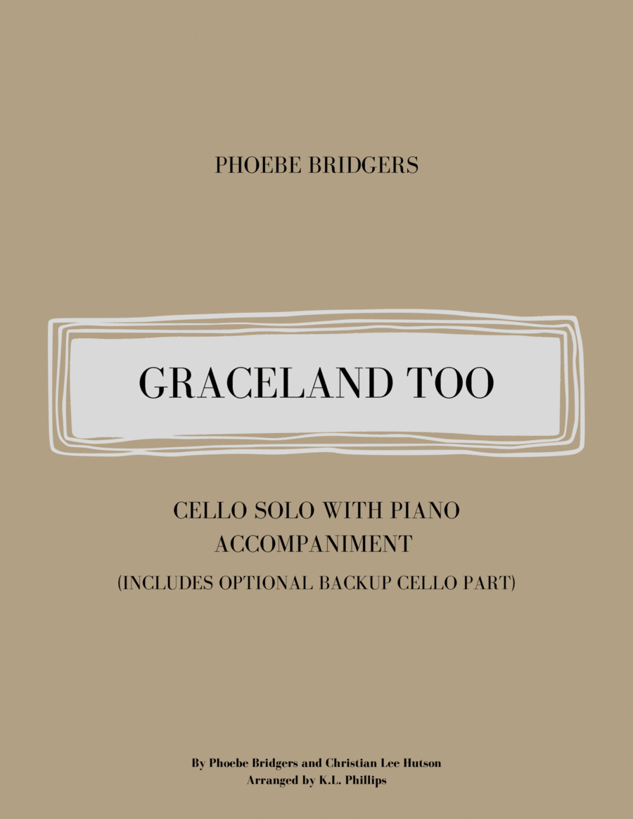 Graceland Too Piano scores gallery preview page 1