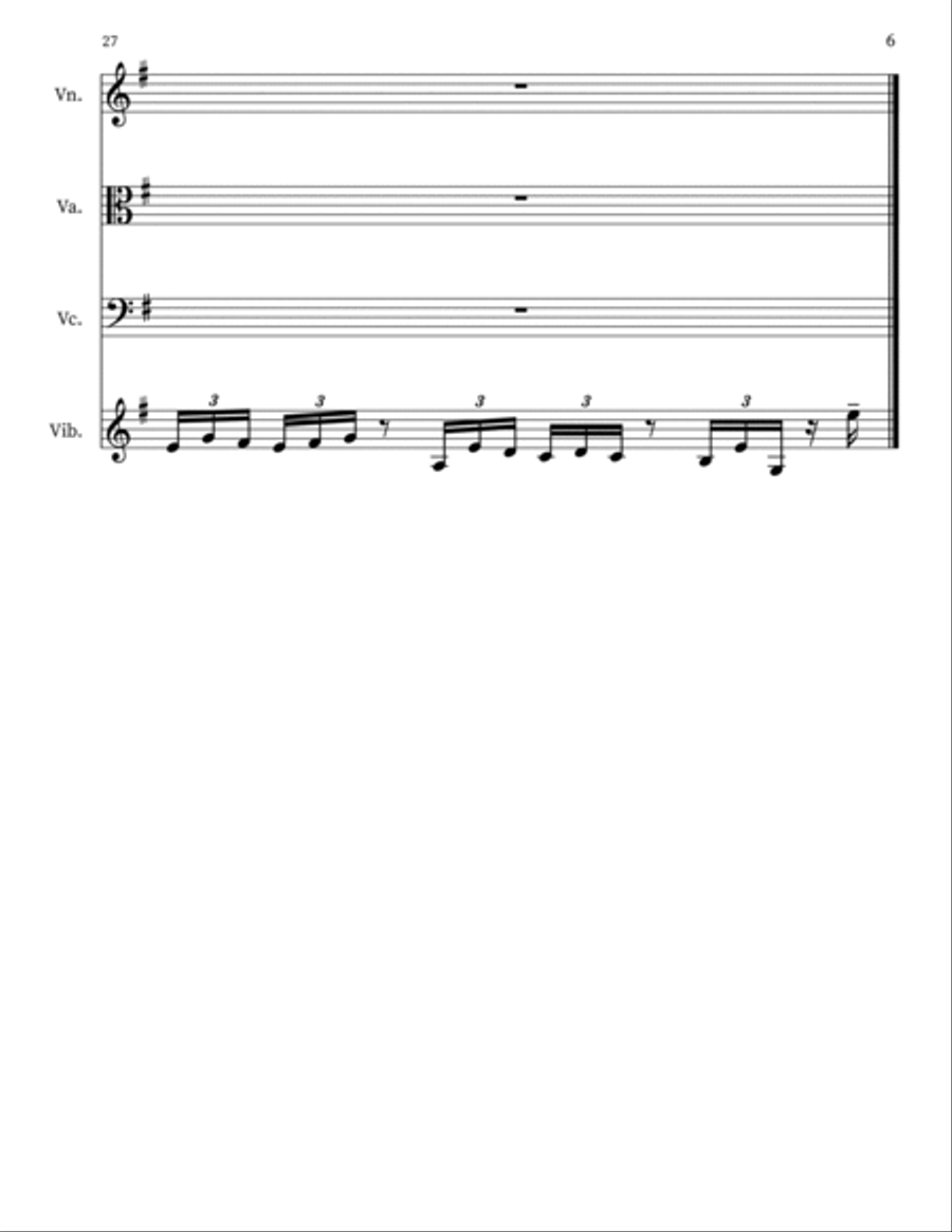 Ambrosia 127 for String Trio String Trio scores gallery preview page 6