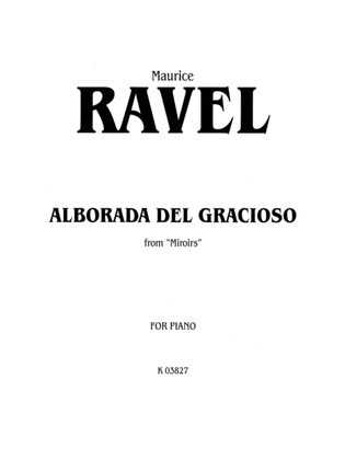 Book cover for Ravel: Alborada Del Gracioso from Miroirs