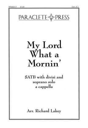 Book cover for My Lord What a Mornin'