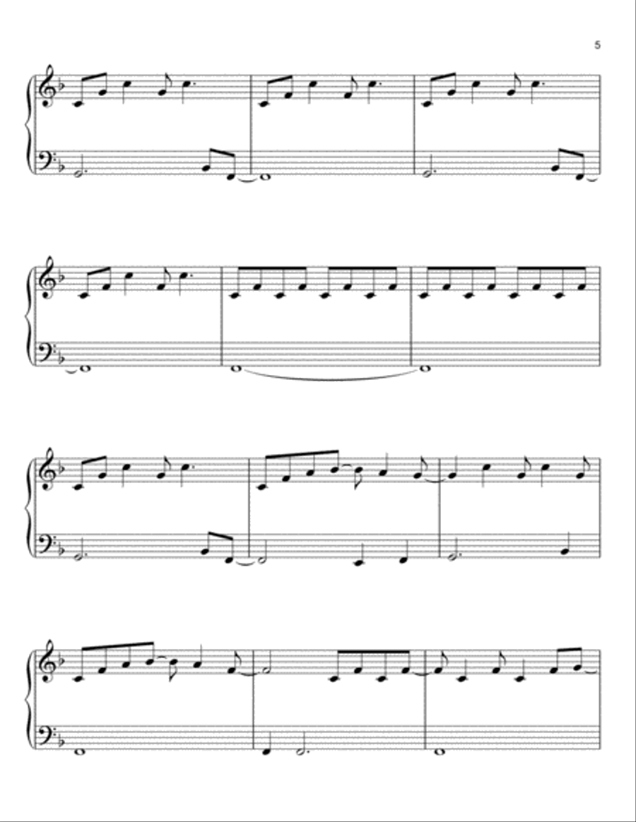 Twilight Easy Piano Solo Pack featuring Bella's Lullaby Easy Piano scores gallery preview page 5