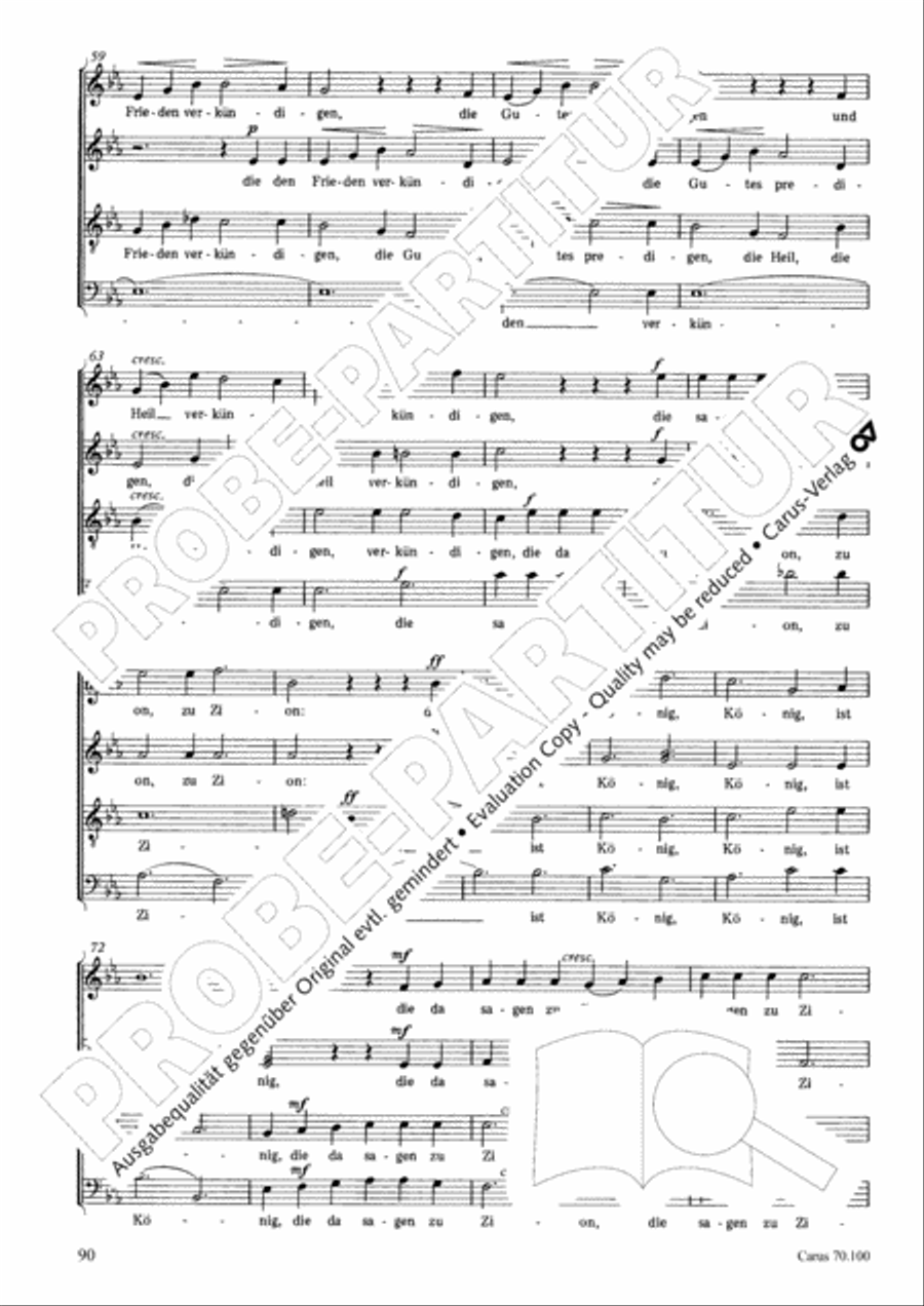 Geistliches Chorbuch der Romantik Choir scores gallery preview page 91