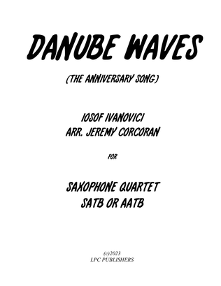 Danube Waves Waltz for Saxophone Quartet