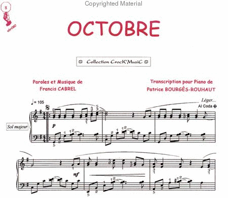 Octobre (Collection CrocK'MusiC) image number null