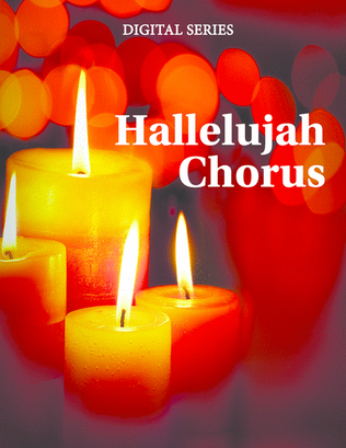 Book cover for Hallelujah Chorus for Brass Quartet (Trumpets, French Horn, Trombone & Bass Trombone or Tuba) with o