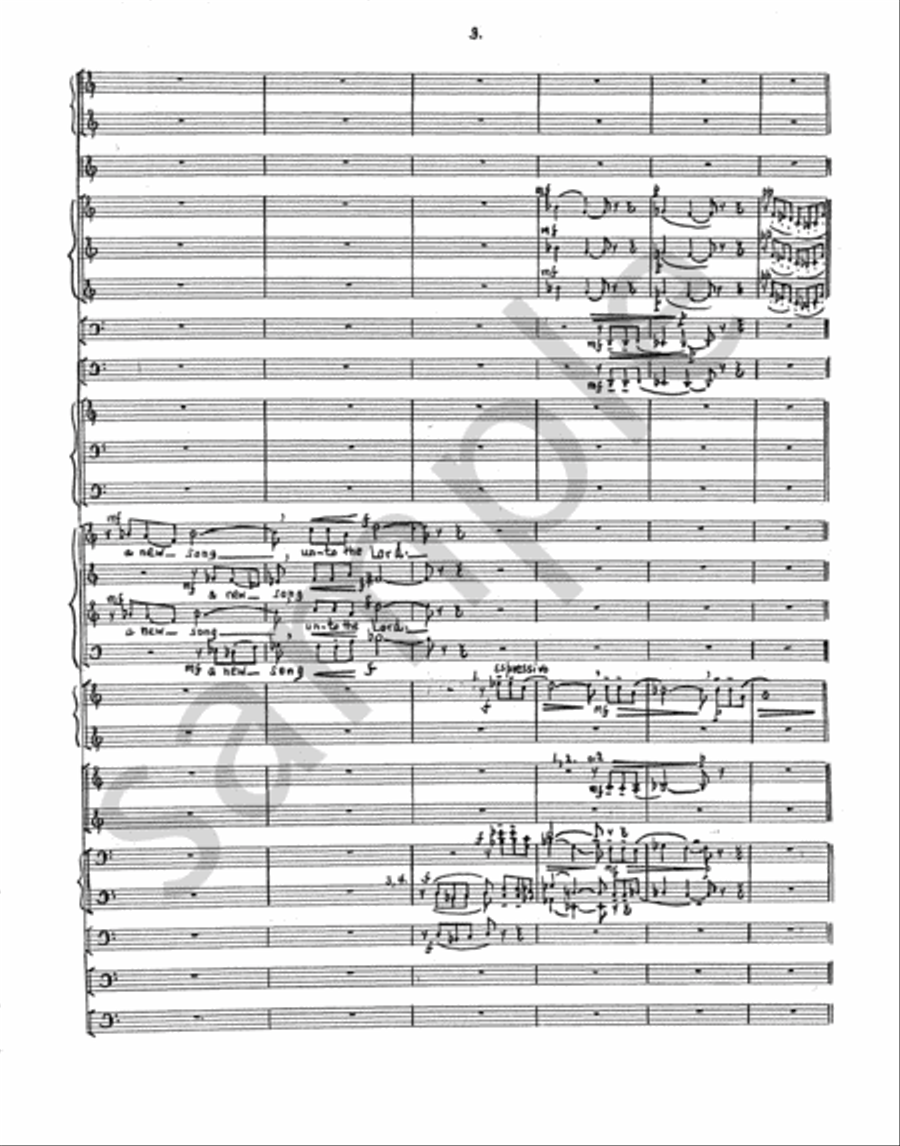 A Proclamation Choir scores gallery preview page 6
