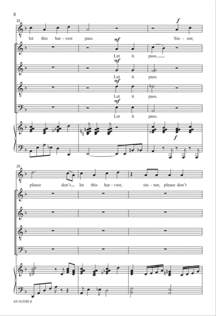 Mass: A Celebration of Love and Joy 4-Part scores gallery preview page 6