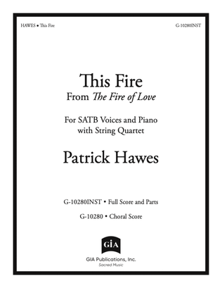 Book cover for This Fire - Full Score and Parts